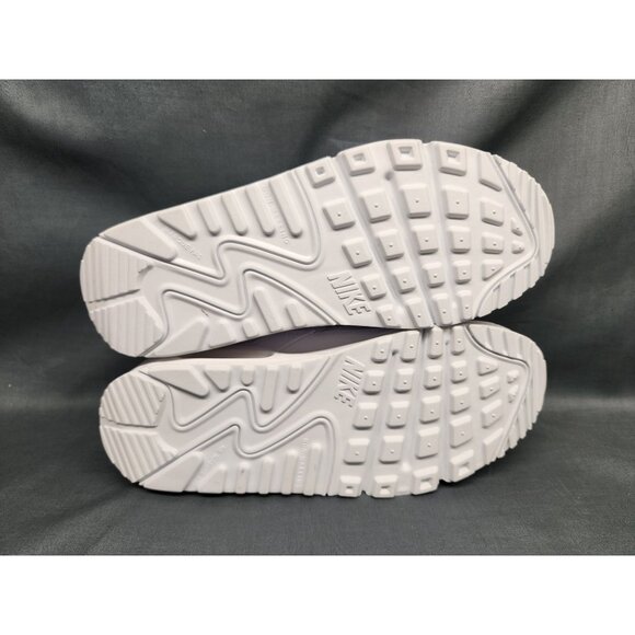 Nike Boys Air Max 90 LTR (PS) Leather Triple White Size 2Y BRAND NEW NO BOX !! - Picture 12 of 15